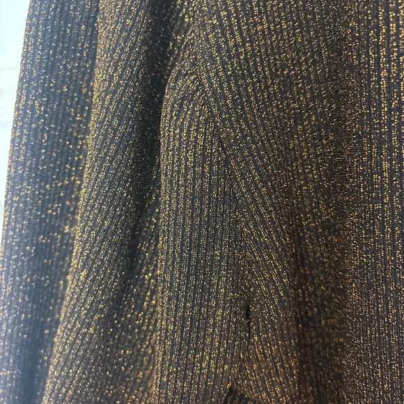 Brown and Cream Ruffled Cardigan - Picture 3 of 6